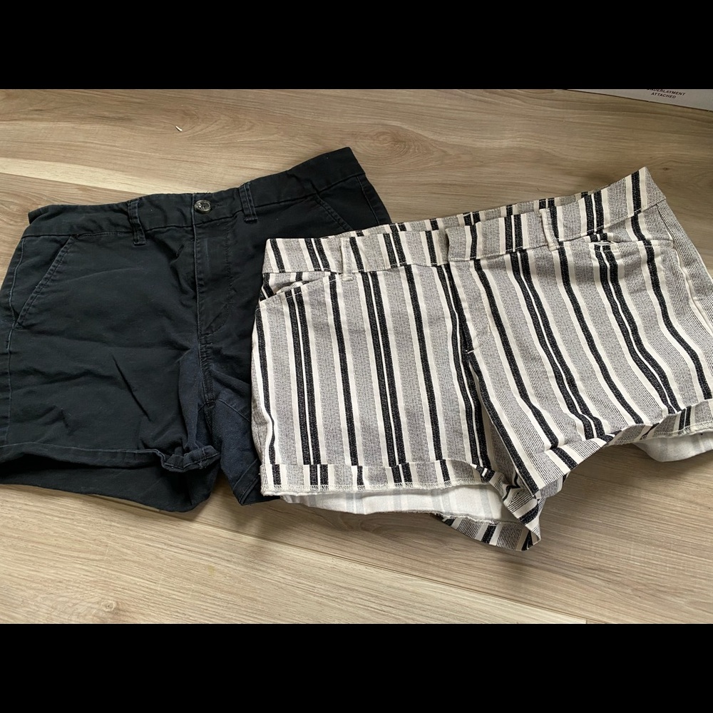 2 pairs of khaki like shorts